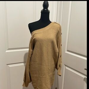 Forever 21 Button down trim dress